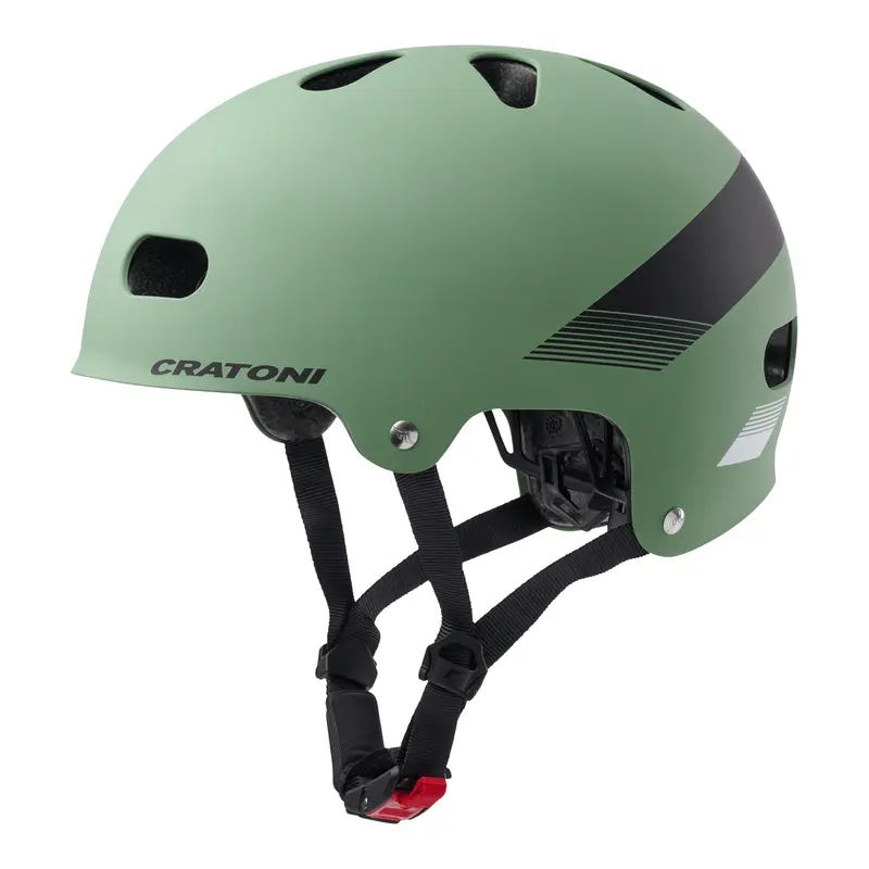 Cratoni C-Mate Jr Kinder Fahrradhelm - sage-black matt