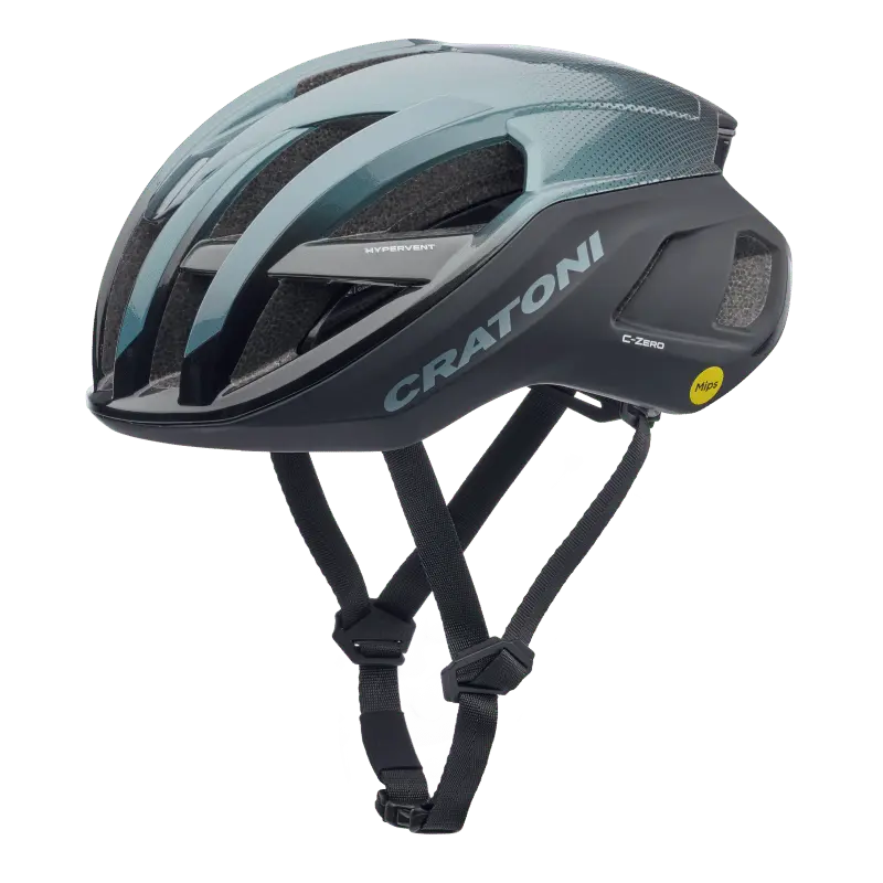 Cratoni C-Zero MIPS Rennrad Helm blue-black glossy-matt