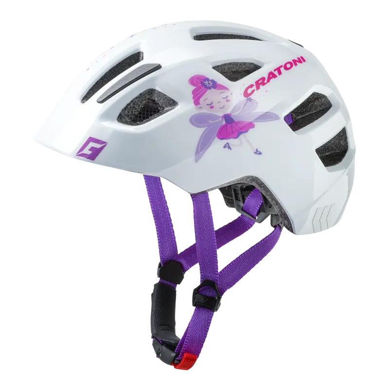 Cratoni Maxster Kinderhelm fay white glossy