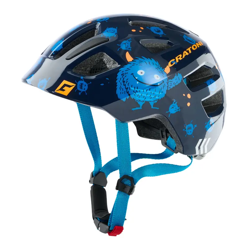 Cratoni Maxster Kinderhelm monster blue glossy
