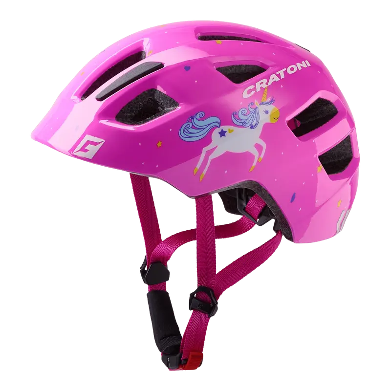 Cratoni Maxster Kinderhelm unicorn pink glossy