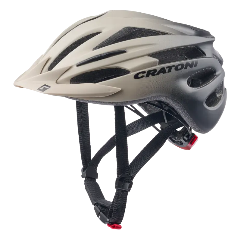 Cratoni Pacer Jr Kinder Fahrradhelm darksand-black matt