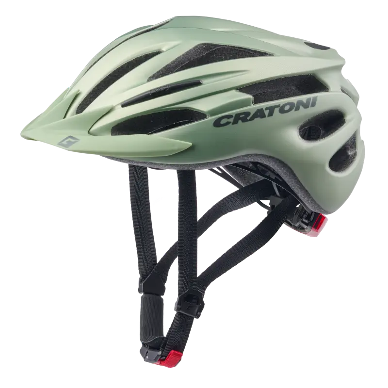 Cratoni Pacer Jr Kinder Fahrradhelm sage matt
