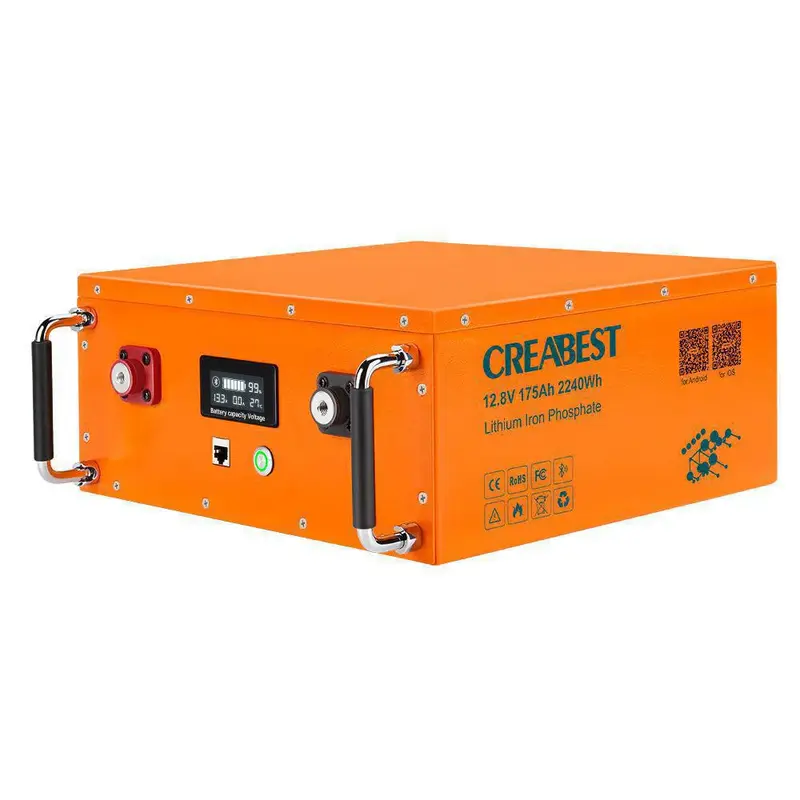 CREABEST LiFePO4 Akku 175Ah 12.8V für Wohnmobil, Camping, Solaranlagen, Marine, Off-Grid, mit Bluetooth Preis exkl. MwSt. DE