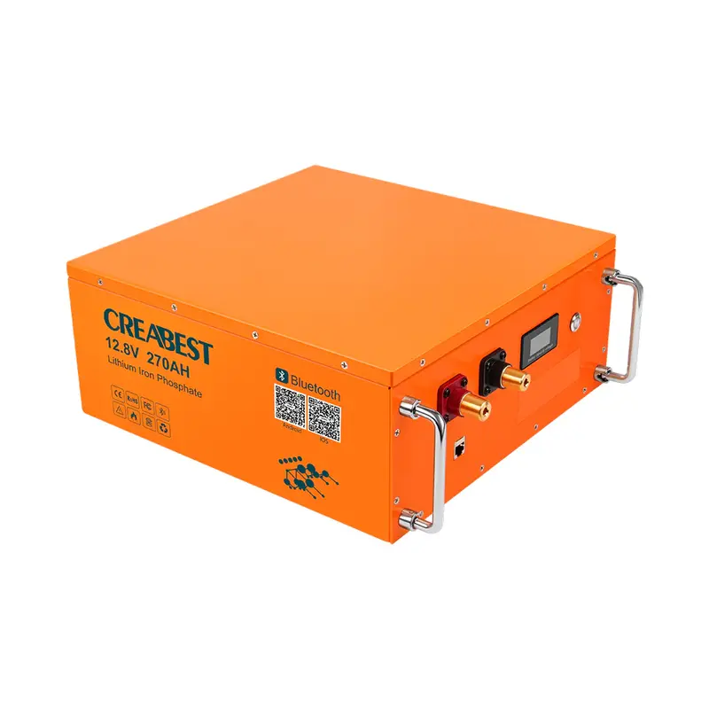 CREABEST LiFePO4 Akku 270Ah 12.8V für Wohnmobil, Wohnwagen, Camping, Solaranlagen, Off-Grid, Backup Stromversorgung mit Bluetooth Preis exkl. MwSt. DE