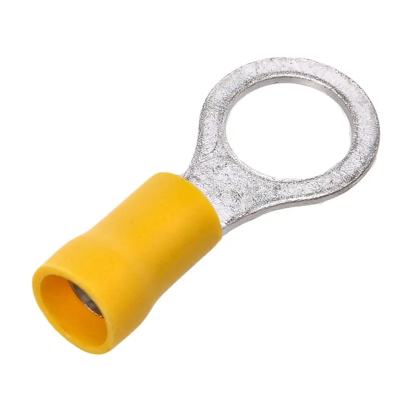 Crosseven Isolierte Ringkabelschuhe Gelb ø10 mm