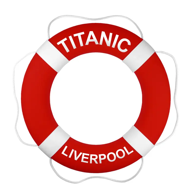 Customised Premium Lifebuoy - Red & White