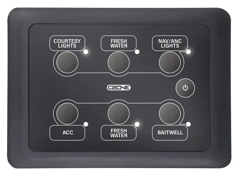 Czone Keypad Fernbedienung 2×3 – wasserdichte Schaltwippe für digitale Bordnetze