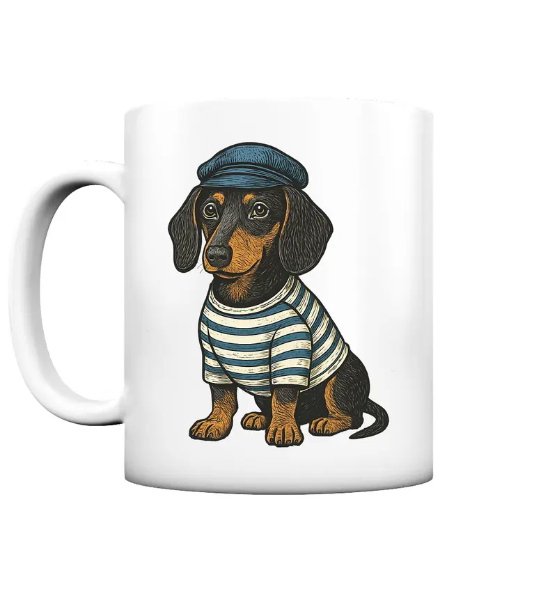 Dackel Ahoi - Tasse matt