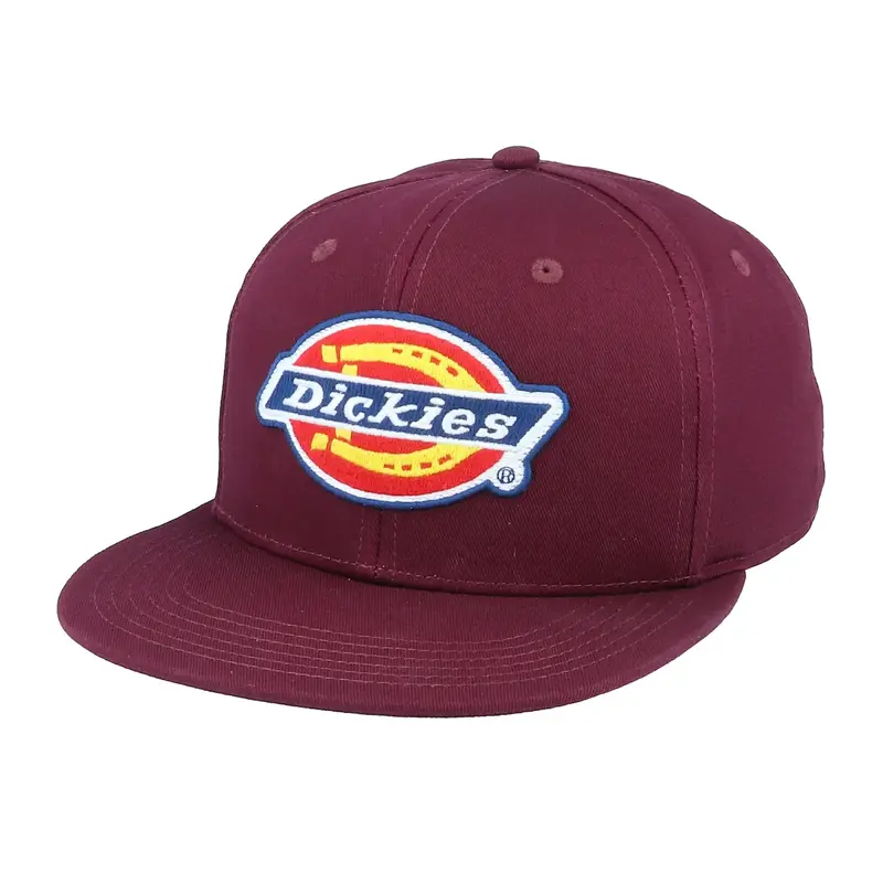 DICKIES MULDOON 6 PANEL CAP SNAPBACK RED