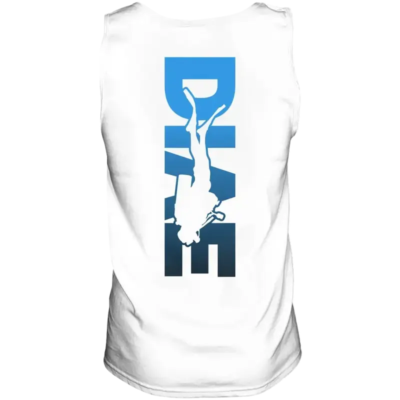 Dive Down Logo auf der Rückseite - Relaxed Tank Top