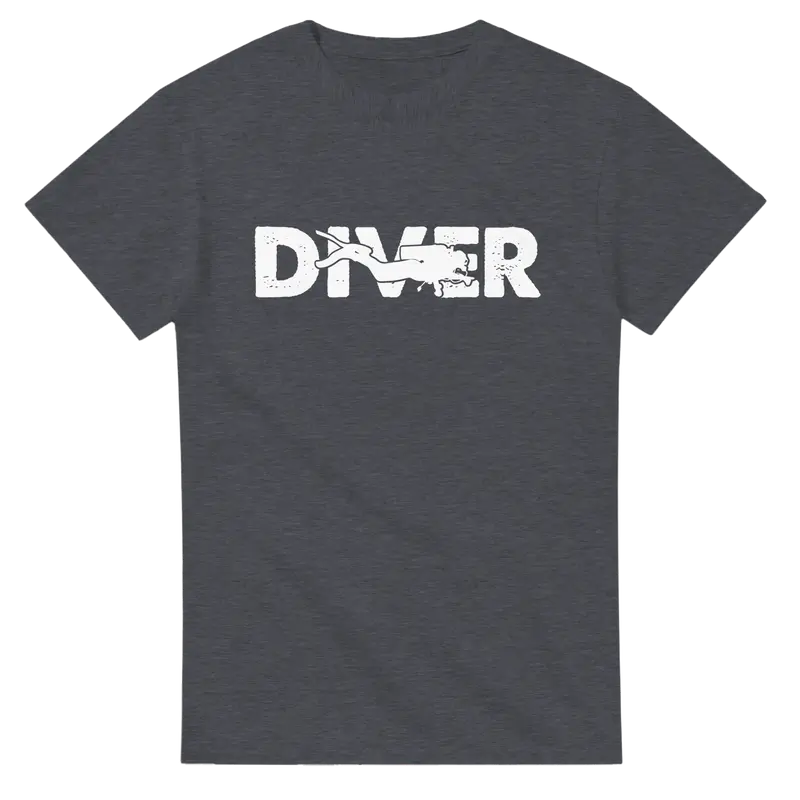 DIVER T-Shirt für Taucher – Premium Baumwoll-Shirt mit Logodruck