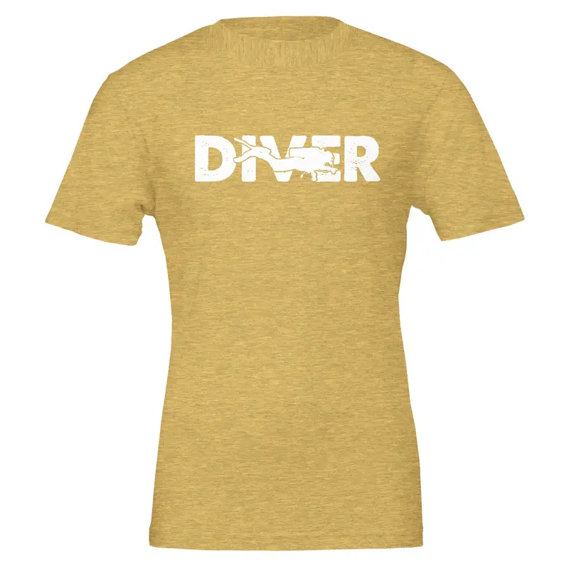 DIVER T-Shirt für Taucher & Taucherinnen – Hochwertiges Unisex Baumwoll-Shirt