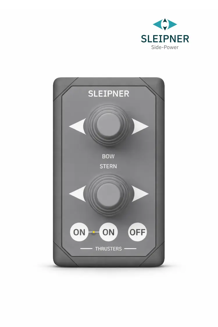 Dual Joystick Bedienpanel für Sleipner® Bug- und Heckstrahlruder, grau (8940 G)