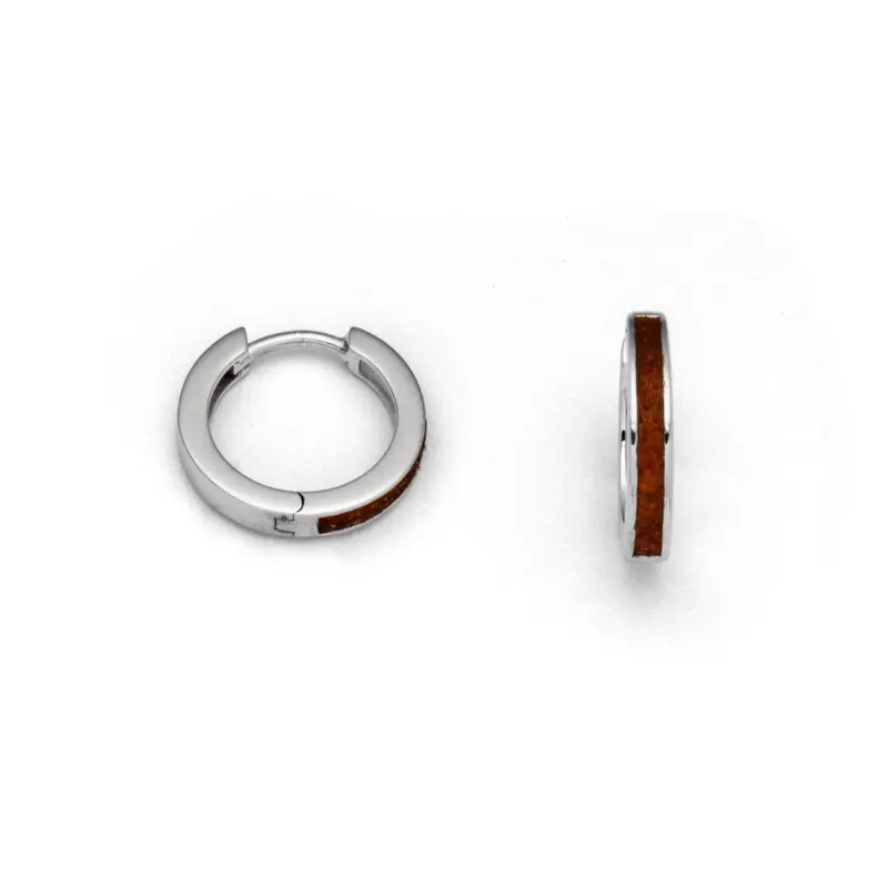DUR Schmuck Ohrringe, Creolen "Bernsteincreole" "Marina" mit Bernstein O5246