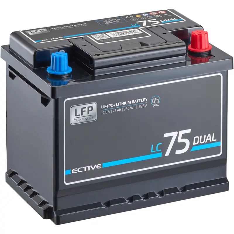 ECTIVE LC Dual Versorgungsbatterie 75Ah - 150Ah 12V