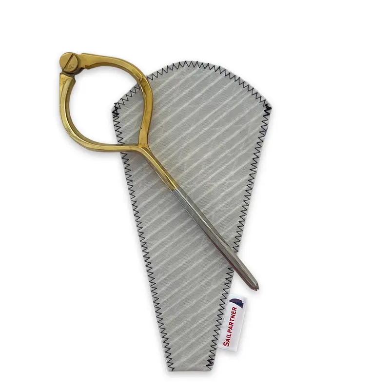 Einhandzirkel Messing - optional mit Segeltuch-Etui