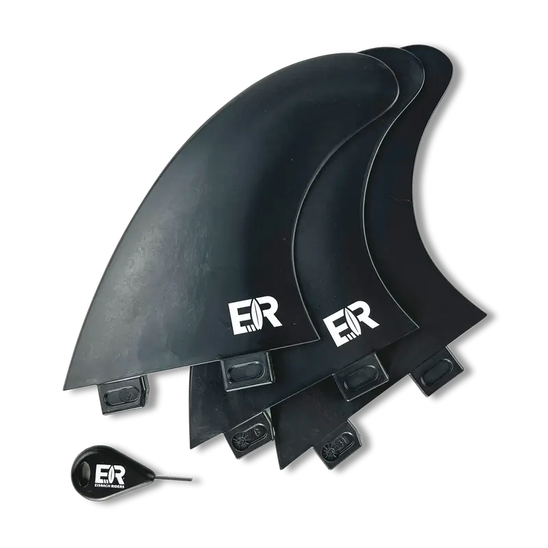FCS Surf Fins - Bio-based Medium Thruster (Anthracite)