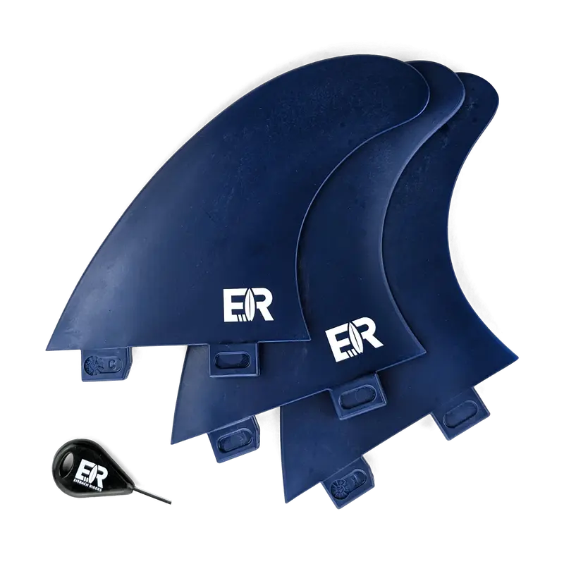 FCS Surf Fins – Medium Thruster (Blue)