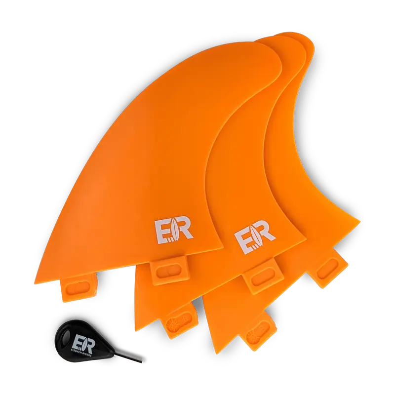 FCS Surf Fins – Medium Thruster (Orange)