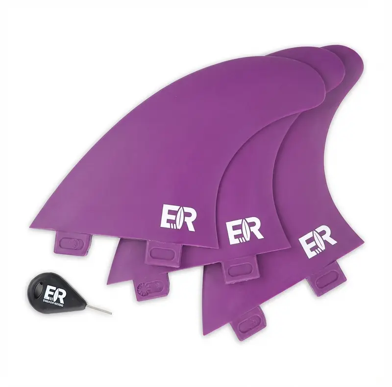 FCS Surf Fins – Medium Thruster (Purple)