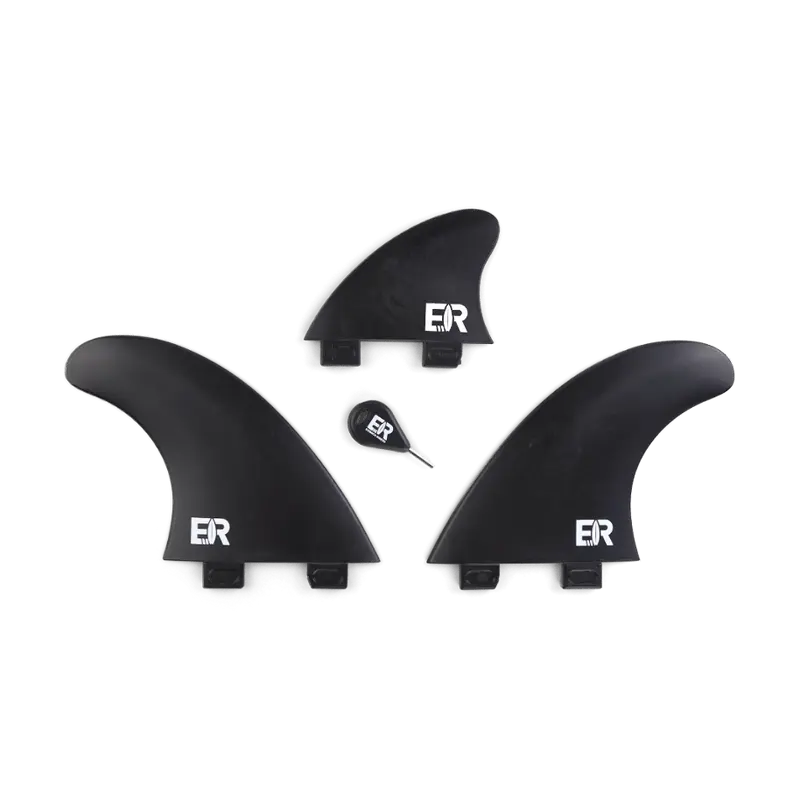 FCS Surf Fins - Rapid Set (Black)