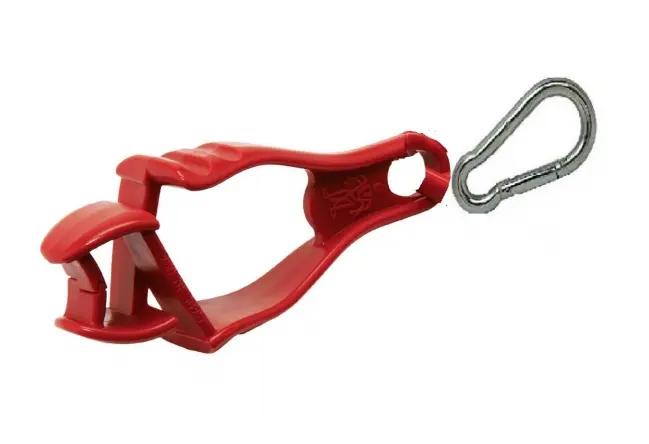 Feuerwehr Handschuhhalter ERGO – Handschuhhalter Clip mit Karabiner für Einsatzkräfte