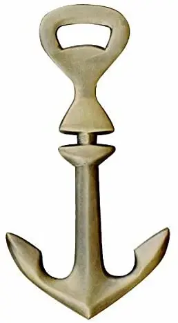 Flaschenöffner- Kapselheber aus massiv Messing- Antikdesign- kein polieren