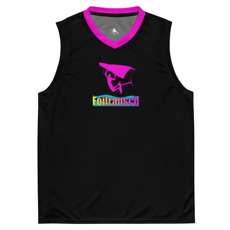Foilrausch recyceltes unisex-Basketballtrikot