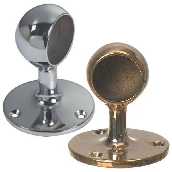 Foresti Endstütze für Handlauf – Ø 30 mm, Messing