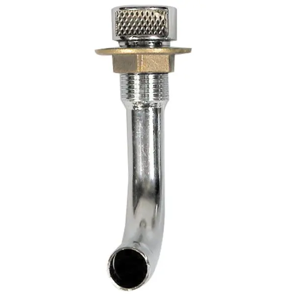 Foresti Tankentlüftung 90° – Messing verchromt, Schlauchanschluss 16 mm
