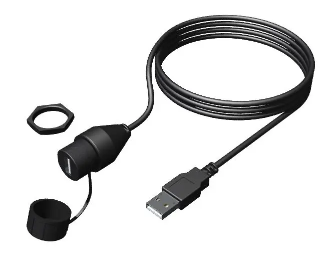 Fusion Bulk Head Mounted USB Port - Compatible with 70, 100, 205, 300, 650, 7xx Series