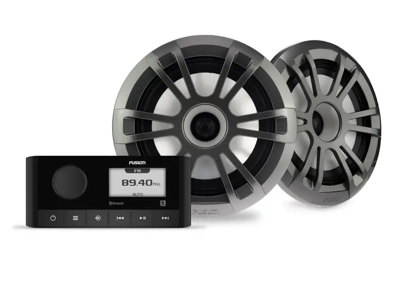 Fusion MS-RA60 Radio- und Lautsprecher-Kit mit EL-Serie 6,5″-Lautsprechern