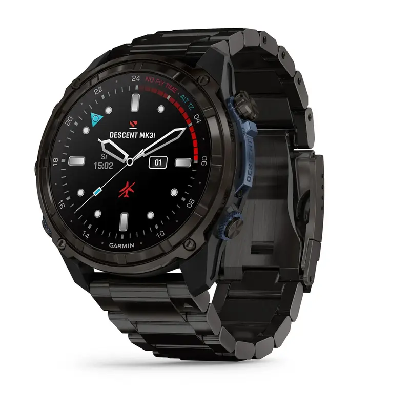 Garmin Descent™ Mk3i – 51 mm, Graues DLC-Titan mit DLC-Titanarmband