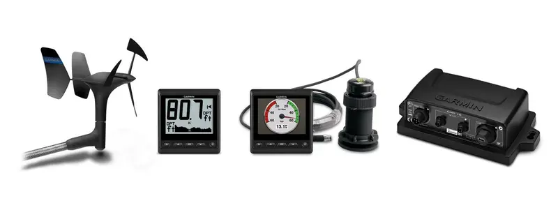 Garmin GMI/GNX Wind Pack 52 – kabelgebundenes Instrumenten-Bundle für Wind, Tiefe & Geschwindigkeit