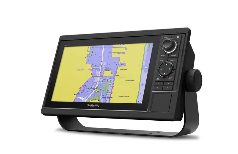 Garmin GPSMAP Netzwerk-Kartenplotter mit integriertem Fischfinder – All-in-one-Kombisystem