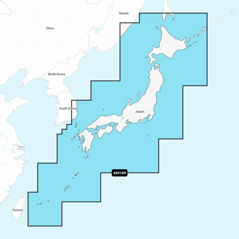 Garmin Navionics+ AE016R – Elektronische Seekarte Japan
