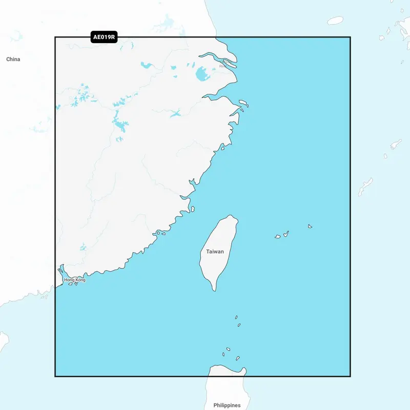 Garmin Navionics+ AE019R – Elektronische Seekarte Taiwan