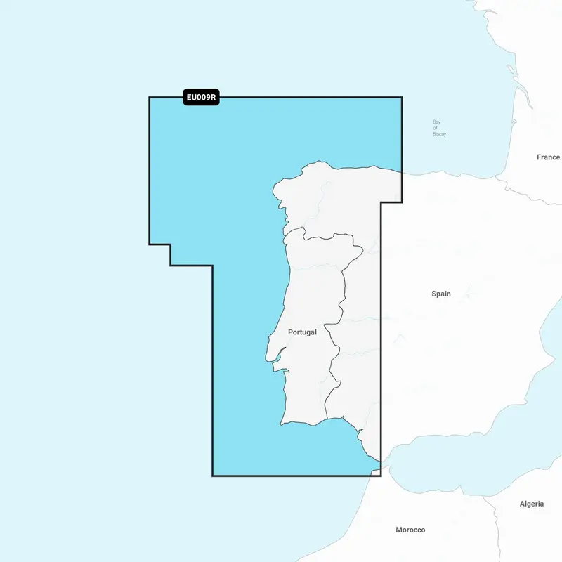 Garmin Navionics+ EU009R – Elektronische Seekarte Portugal & Spanien Nordwestküste