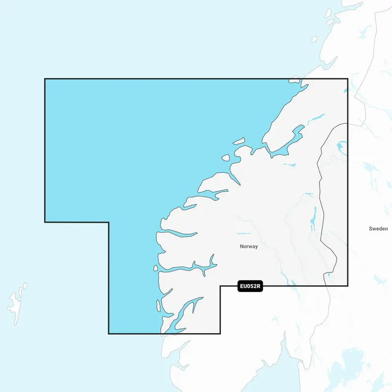Garmin Navionics+ EU052R – Elektronische Seekarte Norwegen Sognefjord bis Svefjorden