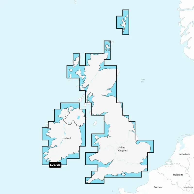 Garmin Navionics+ EU072R – Elektronische Seekarte Großbritannien & Irland
