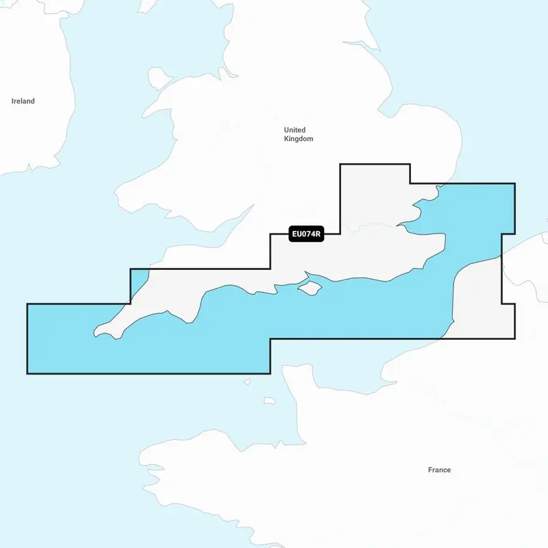 Garmin Navionics+ EU074R – Elektronische Seekarte Großbritannien Südküste
