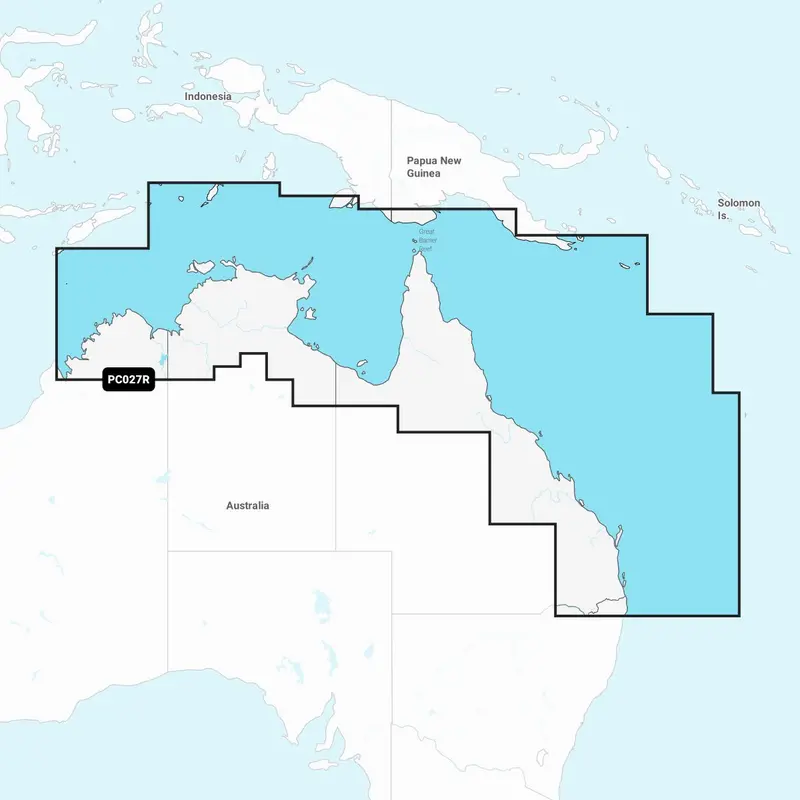 Garmin Navionics+ PC027R – Elektronische Seekarte Australien Nordostküste