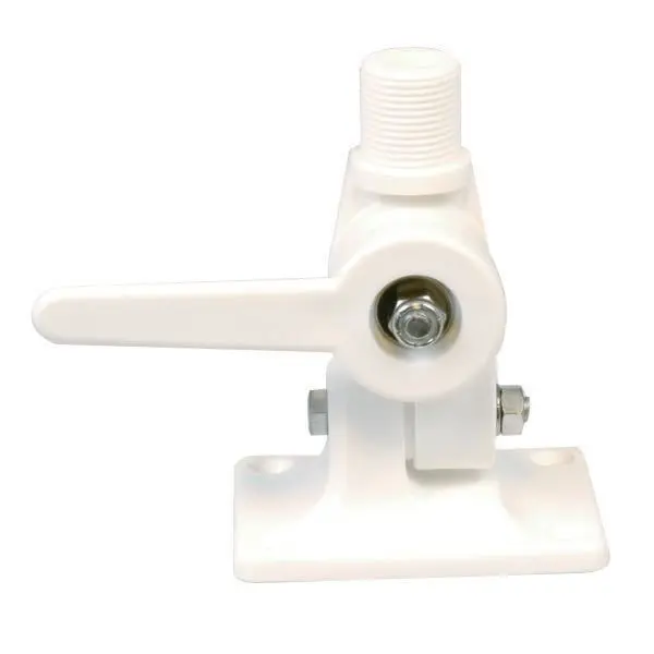 Glomex Antennenhalter Kunststoff – Standardhalterung mit 4-Wege-Neigung