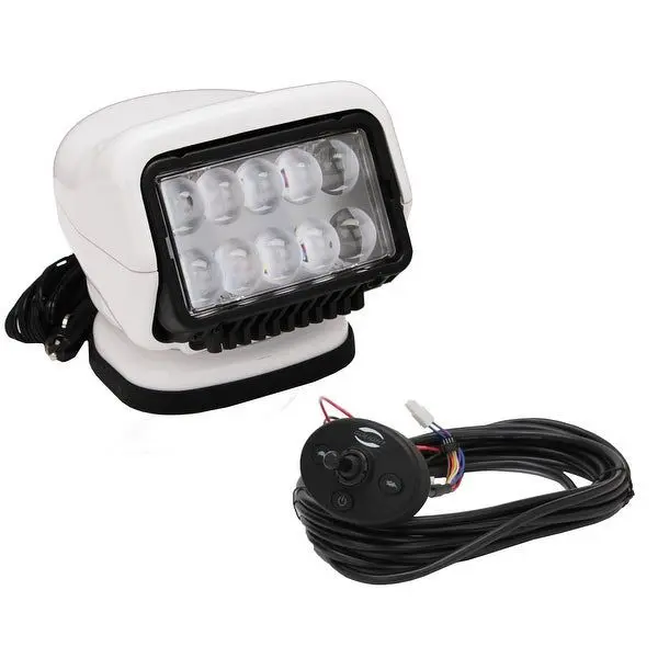Golight Suchscheinwerfer 12V mit Joystick und Kabel L=20 Fuss weiss