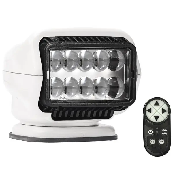 Golight Suchscheinwerfer 12V mit kabelloser Fernbedienung weiss