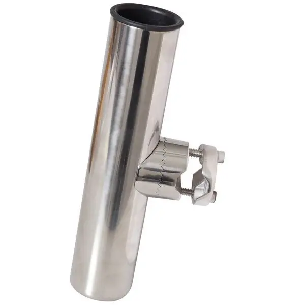 Gotthardt Angelrutenhalter für Reling – Edelstahl A4 (AISI 316), verstellbar