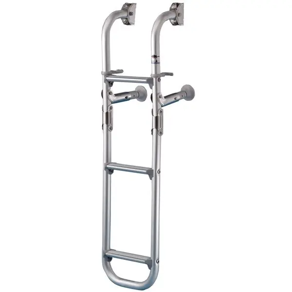 Gotthardt Badeleiter Aluminium klappbar – 3 Stufen, 760 mm