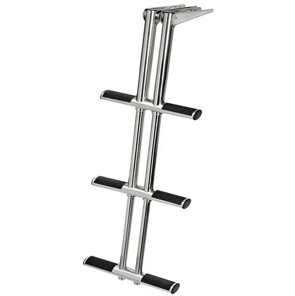 Gotthardt Badeleiter Edelstahl – 3 Stufen, klappbar, 870 mm