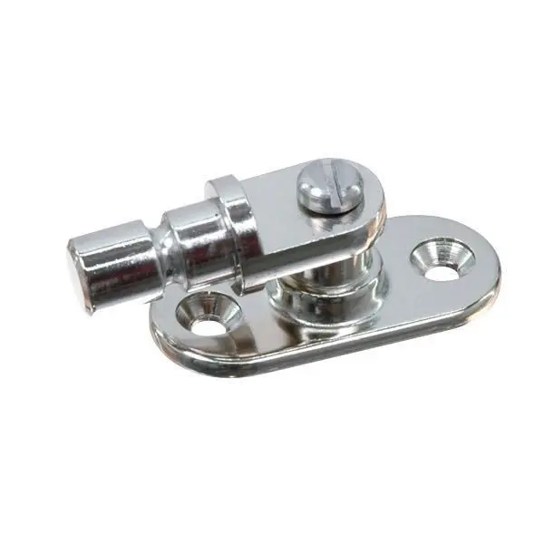 Gotthardt Decksbeschlag mit Rohraufnahmeadapter – Edelstahl, für Persenning-Bügel Ø 18 mm